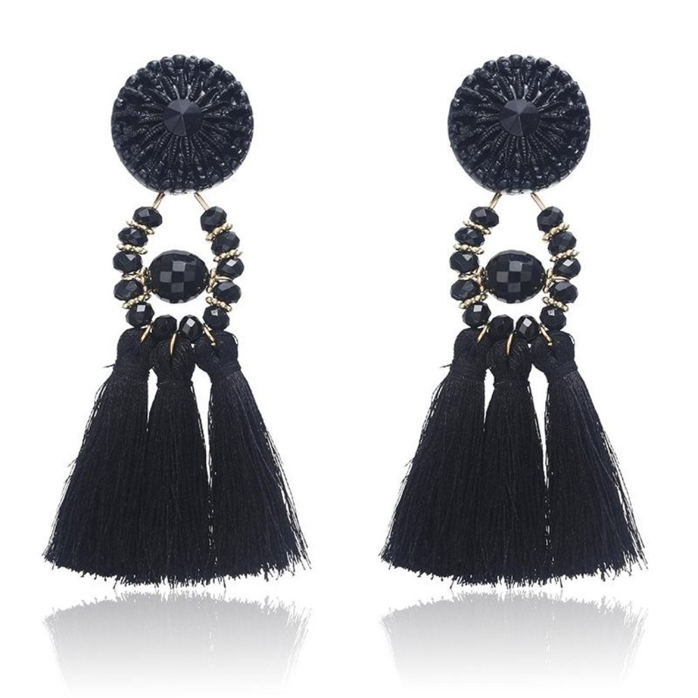 Lishka Boho Tassel Earrings